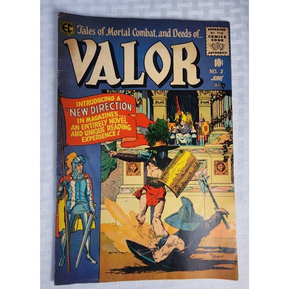 Valor #2 1955 EC Comics Golden Age Al Williamson Very Fine